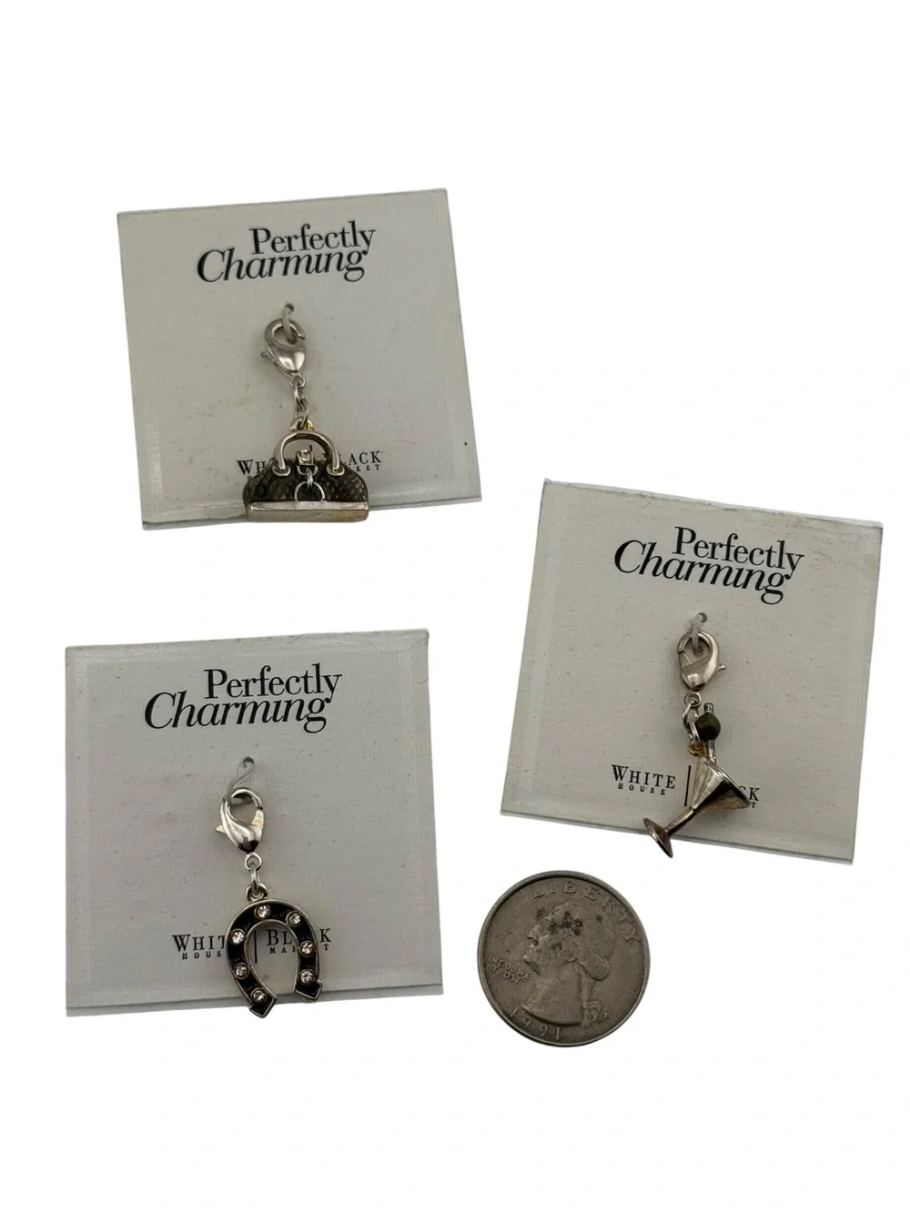 White House Black Market Perfectly Charming‎ Bracelet & Charm Set NWT